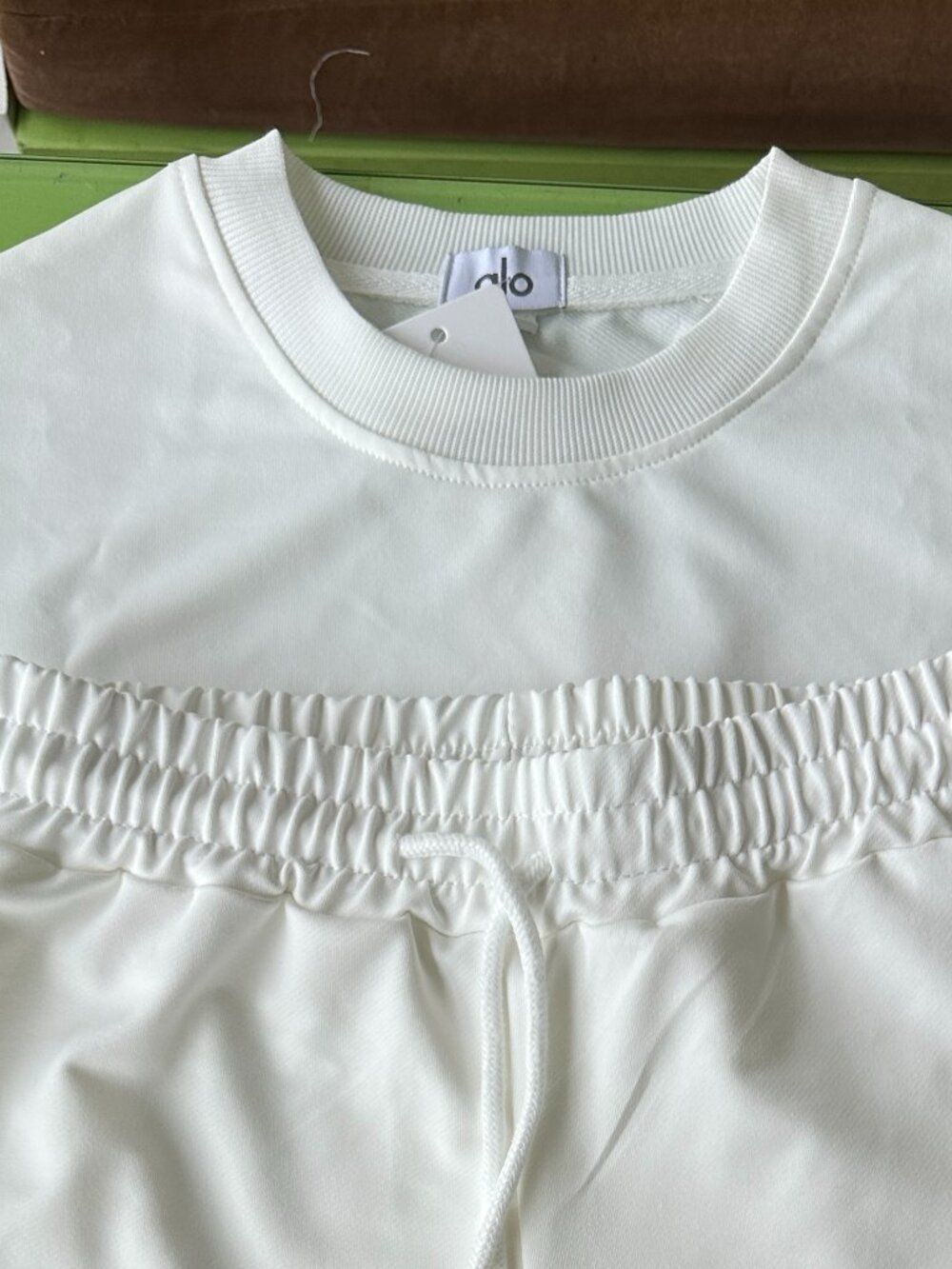 alo - Pink Top, Shorts, and Sweatshirt Set - Women's Size M